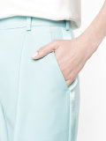 'starman' satin stripe trousers 