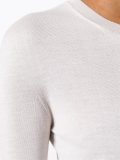 round neck fine knit jumper
