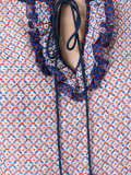 printed drawstring top 