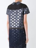 patch detail shift dress