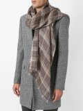 checked scarf