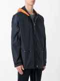 hooded lightweight jacket
