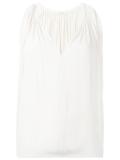 gathered tank top 