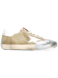 distressed sneakers