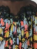 fruit print dress