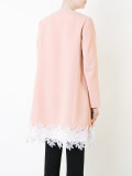 embroidered detail coat 