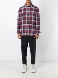plaid button down shirt