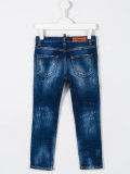 distressed jeans