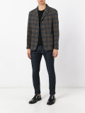 checked blazer 