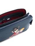 designer's patch zip clutch