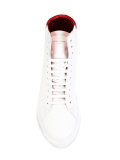 metallic ankle hi-tops