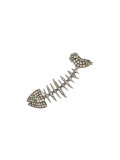 diamond fish bone ear cuff