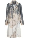 tie-dye print coat