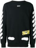 Diagonal Spray sweatshirt