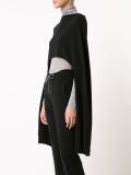 cashmere structured cape