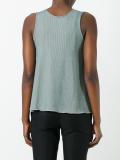 striped flared tank