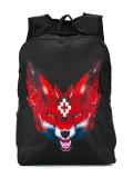 fox print backpack