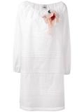flower brooche dress