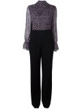printed top jumpsuit