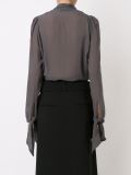 v-neck longsleeved bodysuit