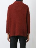 contrast panel cardigan