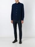 contrast hem shirt