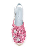 high shine espadrilles 