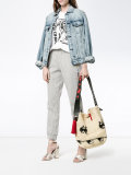 woven Panama shoulder bag