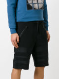 drawstring track shorts