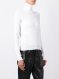 ribbed roll neck jumper