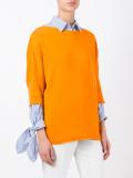 three-quarters sleeve jumper