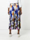Pansey print skirt