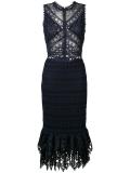 fitted crochet dress