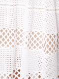 basket weave flared dress