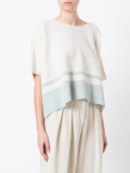 loose-fit knitted T-shirt
