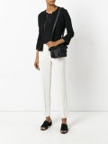 zip-front blazer