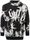 palm tree print hoodie