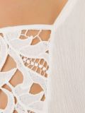 lace panel beach dress