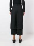 draped tailored trousers