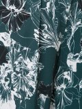 floral print straight trousers