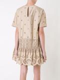 exploded eyelet T-shirt dress