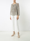patterned blouse 
