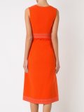 embroidered midi dress