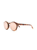 tortoiseshell round sunglasses