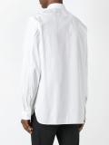 geometric detail collar shirt