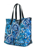 paisley print tote
