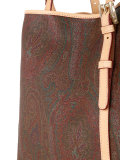 paisley patterned tote
