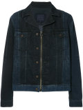 paneled denim jacket