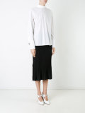 back button fastening shirt