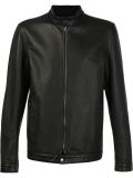 banded collar jacket